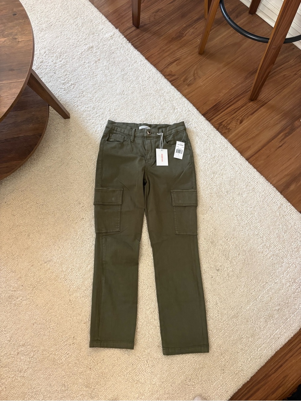 Good American Green Cargo Pants